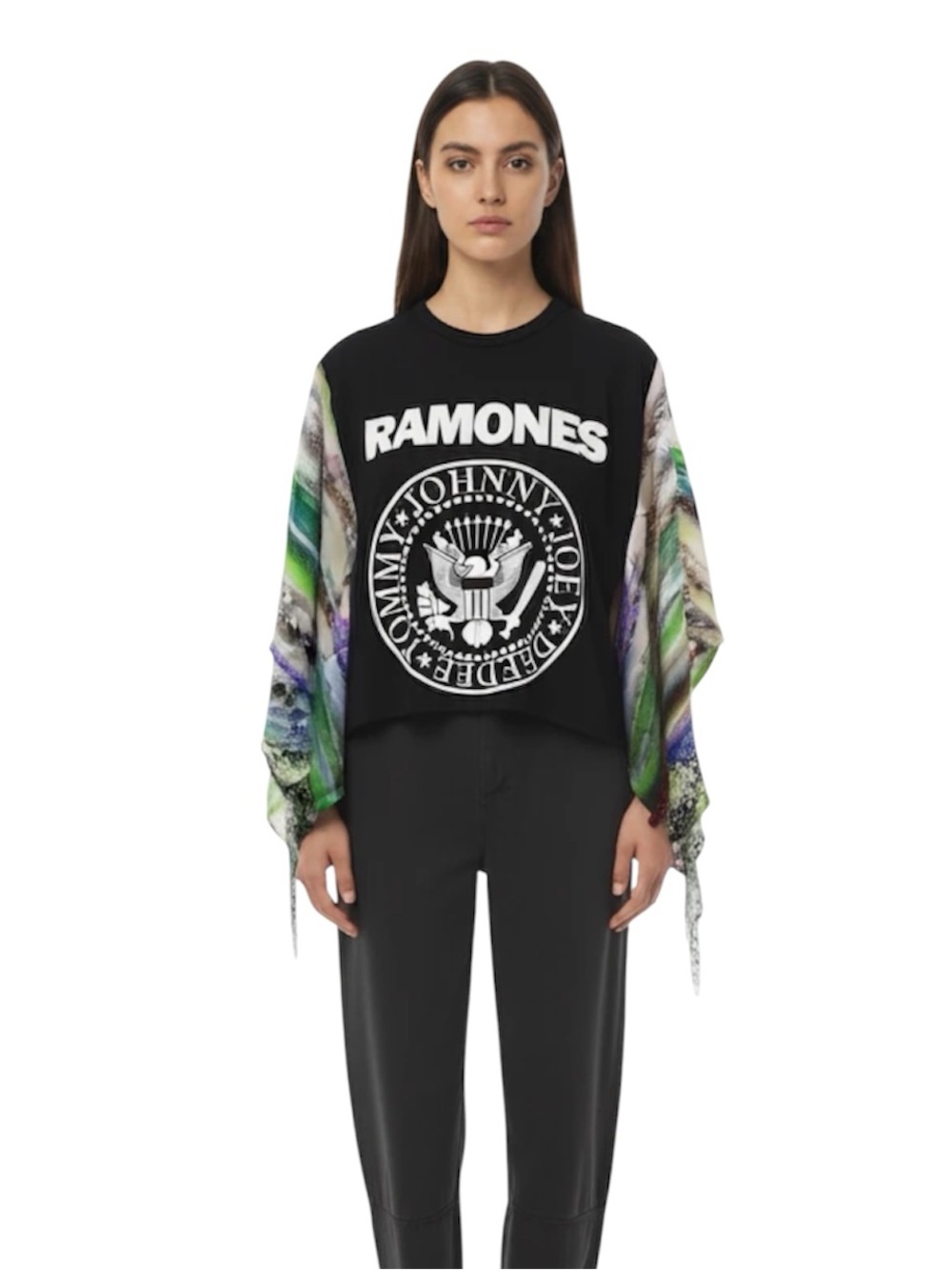Ramones upcycled tee
